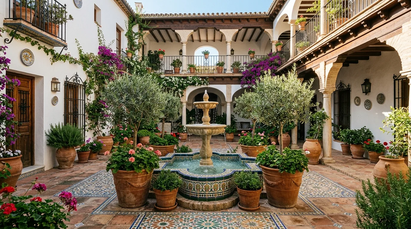 Bring in terracotta for grounded warmth inspiration for a Spanish-style home.